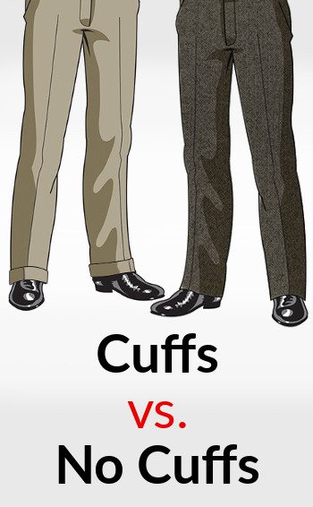 To Cuff or Not to Cuff Luxury Mens Clothing