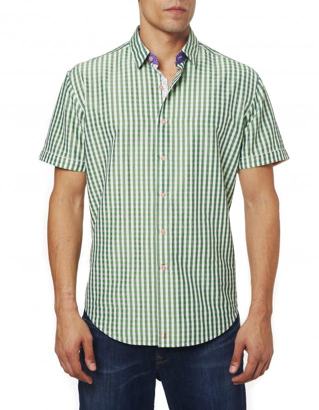Robert Graham Woven Short-Sleeved Men’s Shirts are Perfect for Summer in Shorewood