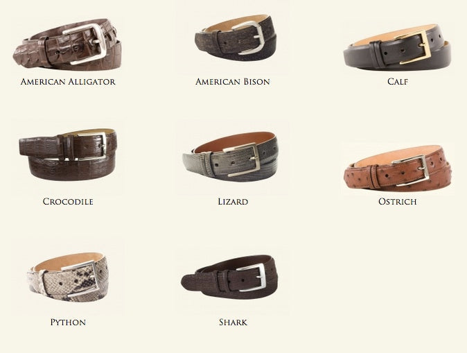 Keep Your Pants on Fashionably with a W. Kleinberg Belt