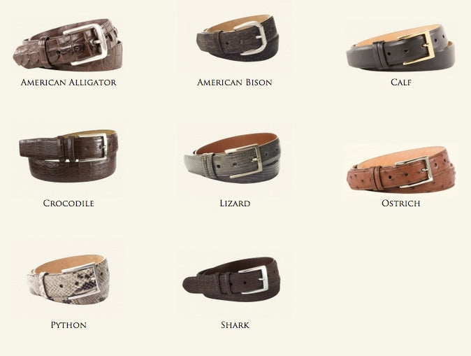 Keep Your Pants on Fashionably with a W. Kleinberg Belt HH