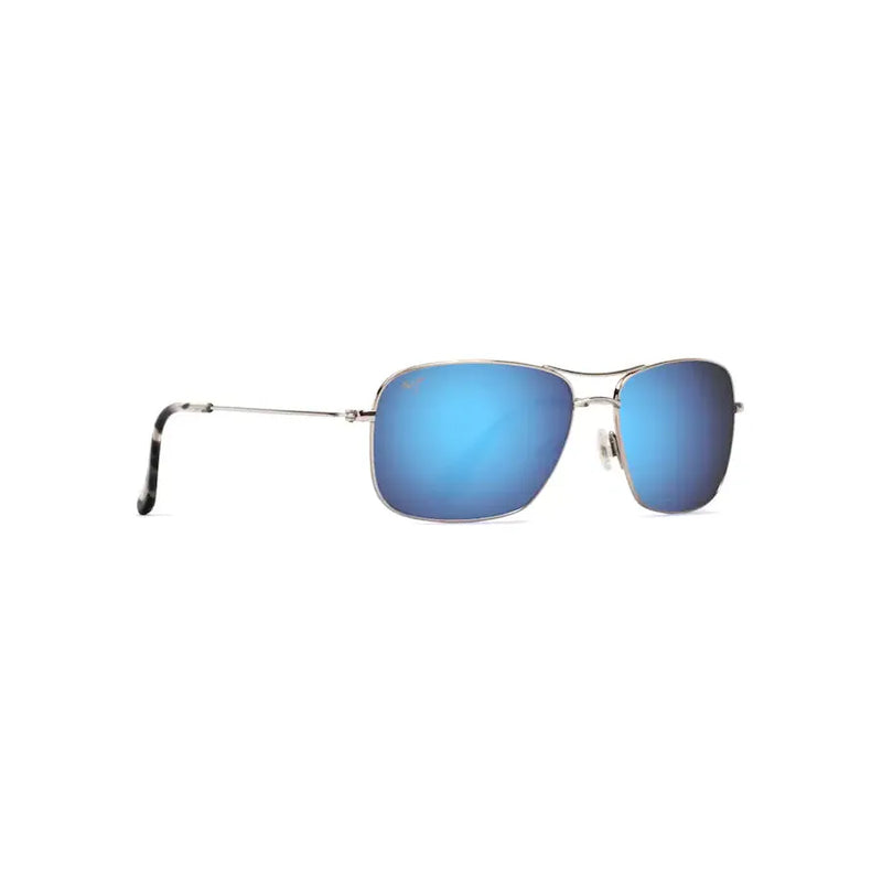 246 - wiki-wiki aviators - Silver/Blue Hawaii Lens