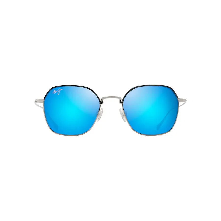 874 Moon Doggy - Silver w/Blue Hawaii Lens