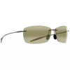 423 - lighthouse rimless - Translucent Smoke Grey/Maui Ht Lens
