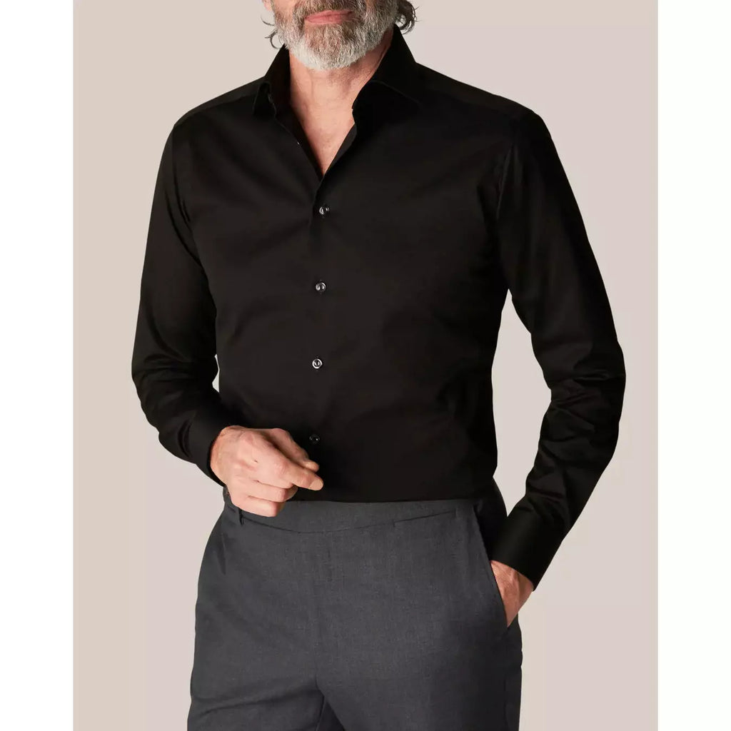 H and m black dress shirt sales