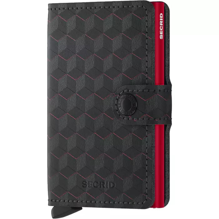 Miniwallet (94.95) - Optical Black/Red