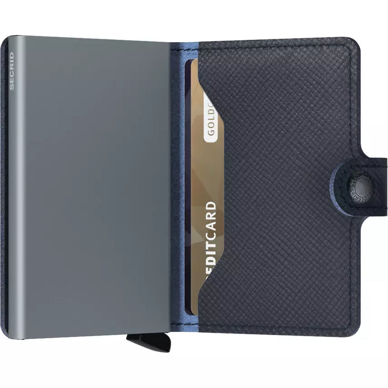 Miniwallet (94.95) - Saffiano Navy