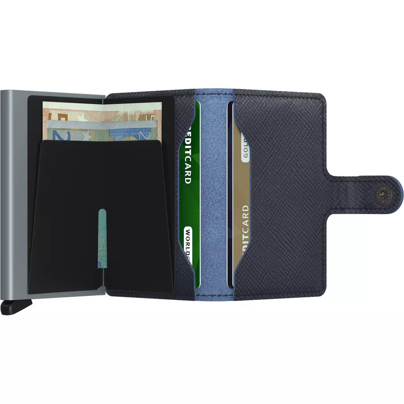 Miniwallet (94.95) - Saffiano Navy