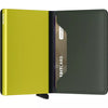 Slimwallet (89.95) - Matte Green & Lime