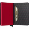 Slimwallet (94.95) - Optical Black-Red